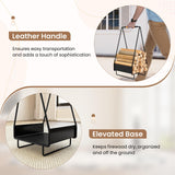 Tangkula Indoor & Outdoor Fireplace Decoration Organizer for Pit