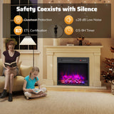 Tangkula 18" Electric Fireplace Insert