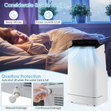 15000 BTU Portable Air Conditioner, with Heat, Auto Swing 4-in-1 AC Unit for Rooms up to 800 Sq.Ft, with Built-in Dehumidifier