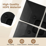 Tangkula 4-Piece 20L Cantilever Offset Patio Umbrella Base