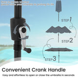 Tangkula 13 FT Large Patio Umbrella