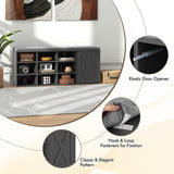 Tangkula Shoe Storage Bench with Padded Cushion