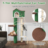 Cactus Cat Tree for Indoor Cat - Tangkula