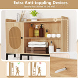 Tangkula Over The Toilet Storage Cabinet