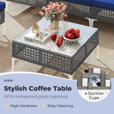 Tangkula 7 Piece Outdoor Furniture Set