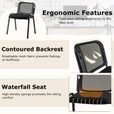 Tangkula Set of 5/10/15 Conference Chairs with Upholstered Seat