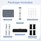 Tangkula 10 x 10 Feet Pop up Canopy Tent with Carrying Bag and 4 Sandbags