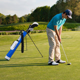 Tangkula Golf Stand Bag for The Driving Range with Shoulder Strap Pocket and Bottle Holder for Men Women
