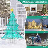 Tangkula 4 FT Lighted Artificial Christmas Tree