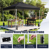 Tangkula 10 x10 Ft Pop Up Canopy with Center Lock
