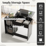 Tangkula Computer Desk with Lift Top