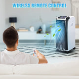 Bladeless Air Cooling Fan with Remote Control, 3 Modes