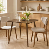 Tangkula 27" Small Wooden Square Dining Table for 2-4