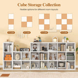Tangkula 3/4/6/9-Cube Bookcase with Anti-Toppling Device (1/2)