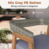 Tangkula 5 Piece Patio Dining Set for 4