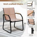 Tangkula 5 Pieces Patio Dining Sets