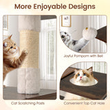 Tangkula Modern Cat Tree with Metal Frame