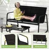 Tangkula 4 Piece Patio Furniture Set for Balcony Poolside Garden