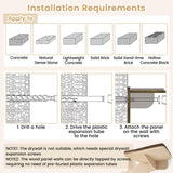 Tangkula Cat Wall Shelves 4-Layer Wall-Mounted Cat Tree with Sisal Scratching Mat