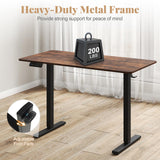 Tangkula 48” x 24” Electric Standing Desk for Home Office