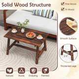Tangkula Outdoor Coffee Table