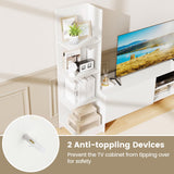 Tangkula TV Stand for TVs up to 50'' for Living Room