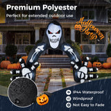 Tangkula 10.2 x 8.7 ft Halloween Inflatable Grim Reaper Archway