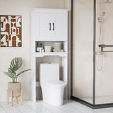 Tangkula Over Toilet Space Saver Bathroom Organizer with Storage Cabinet