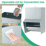Tangkula Galvanized Chicken Feeder