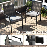 Tangkula Patio Wicker Chairs