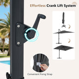 Tangkula 11 x 9 FT Patio Umbrella with Base Included