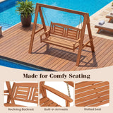 Tangkula 2-Seater Porch Swing Adjustable Chains