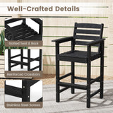 Tangkula Patio Adirondack Bar Chairs Set of 2/4