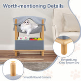Tangkula Elevated Cat Hammock Bed