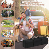 Tangkula 10x10 FT Pop Up Canopy with 8 Stakes for Beach Party Event Camping