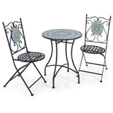 Tangkula 3 Pieces Patio Bistro Set