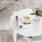 Tangkula Round Coffee Table