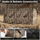 Tangkula 4-Panel Hunting Blind with Dog Door