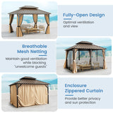 Tangkula 10x12 FT Hardtop Gazebo