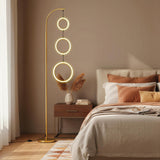 Tangkula 3-Light Floor Lamp Freestanding Industrial Tree Lamp