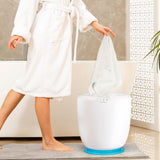 Tangkula Towel Warmer Bucket, Countertop Towel Warmer for Bathroom w/Aromatherapy Holder