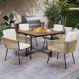 Tangkula Patio Dining Chairs Set of 4