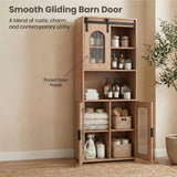 Tangkula 59” Tall Bathroom Floor Cabinet for Kitchen