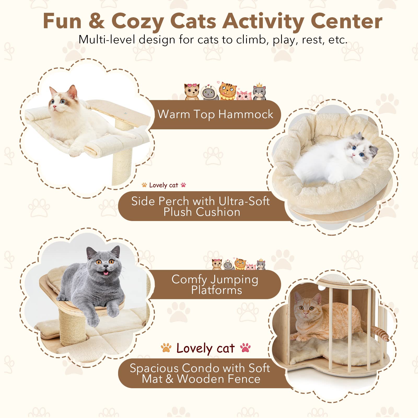 Tangkula Tall Cat Tree