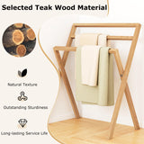 Tangkula Freestanding Towel Rack