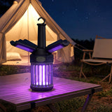 Tangkula 3-Petal Foldable Bug Zapper  Adjustable Lighting Modes Type-C Rechargeable