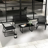 Tangkula 4 Piece Patio Furniture Set