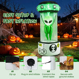 Tangkula 7.4 FT Halloween Lighted Inflatable Alien Decorations