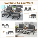 Tangkula 5 Pieces Patio Furniture Set