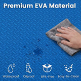 Tangkula 12/24/36/48 Tiles Exercise Flooring Mats with Border